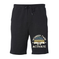 Wonder Twin Power Activated Design, Sibling Design Fleece Short | Artistshot