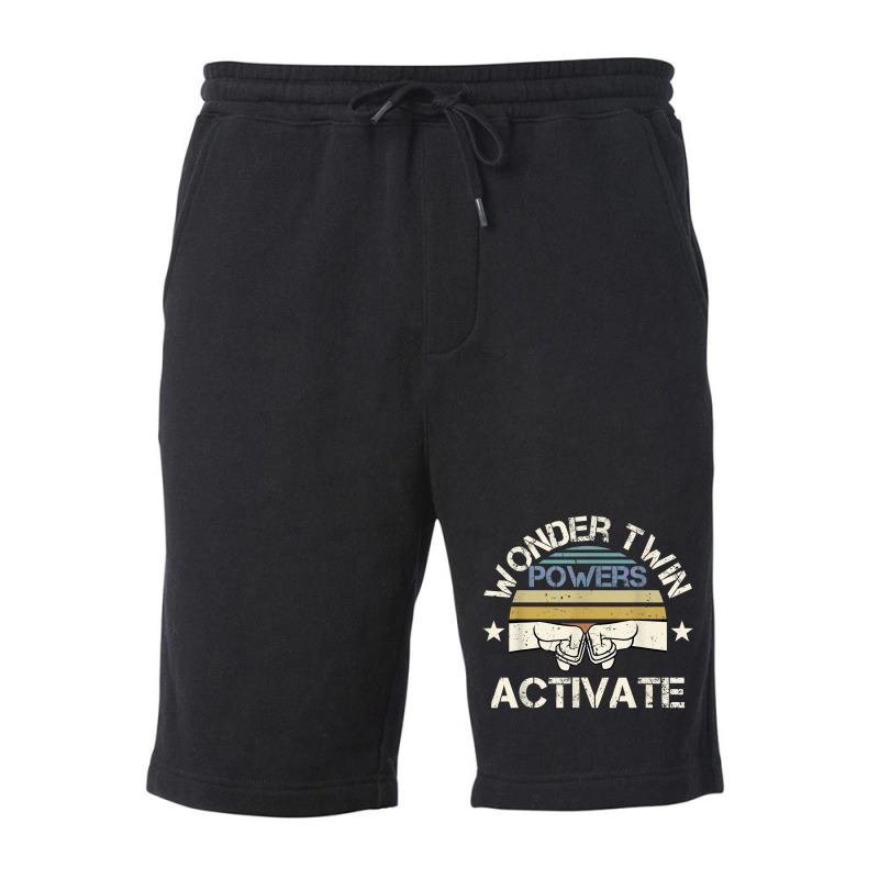 Wonder Twin Power Activated Design, Sibling Design Fleece Short | Artistshot