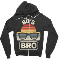 Vintage Retro This Is My 80s Bro 90's Party T Shir Zipper Hoodie | Artistshot