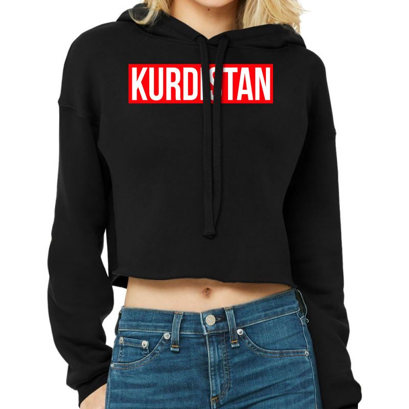 Kurdistan (3) Cropped Hoodie by ChuArt. | Artistshot