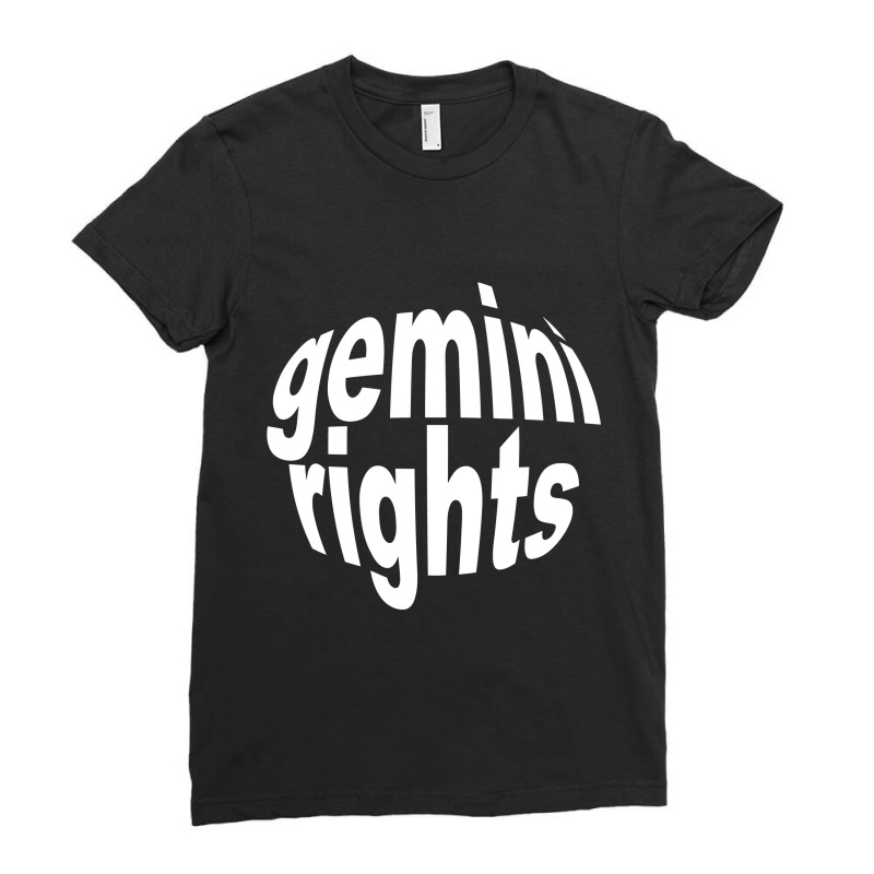 Gemini Rights Ladies Fitted T-Shirt by degetwo | Artistshot