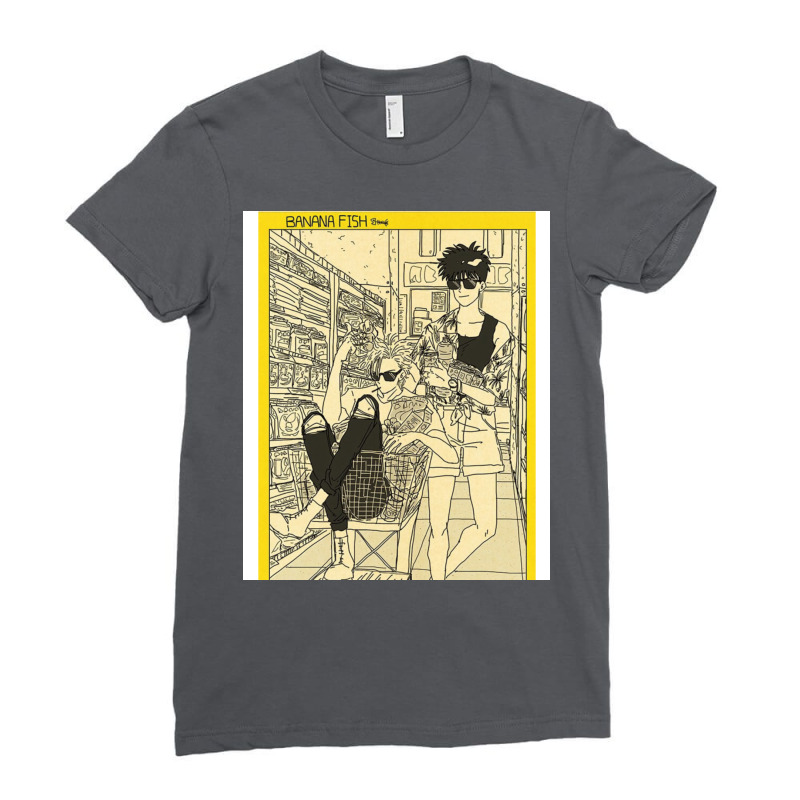 Banana Fish 37 Ladies Fitted T-Shirt by yunsanlanyis | Artistshot