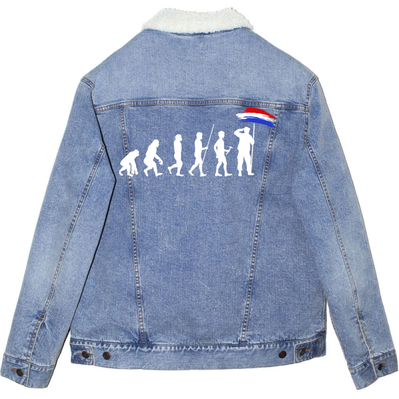 Netherlands Holland Amsterdam Gift Rotterdam (14) Unisex Sherpa-lined Denim Jacket | Artistshot