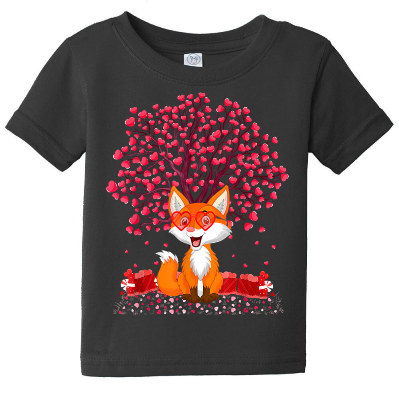 Fox Animal Lover Funny Fox Valentine's Day T Shirt Baby Tee by tostado | Artistshot