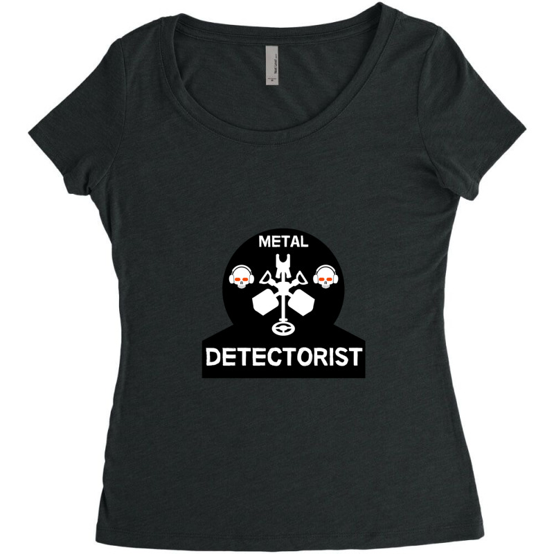 Detectorists Matal Detector Treasure Hunters Gold  Women's Triblend Scoop T-shirt by HECTORNVAZQUEZ | Artistshot