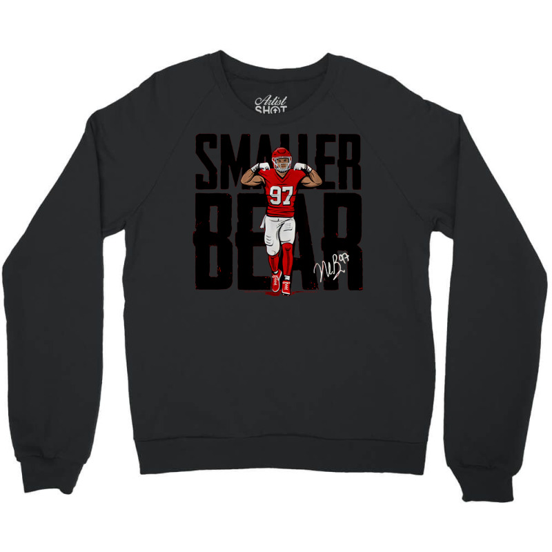 Nick Bosa Smaller Bear Crewneck Sweatshirt by totriadobij | Artistshot