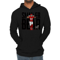 Nick Bosa Smaller Bear Lightweight Hoodie | Artistshot