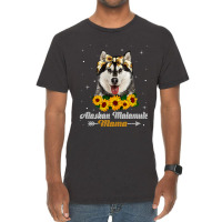 Womens Cute Alaskan Malamute Mama Dog Mom Dog Love Vintage T-shirt | Artistshot