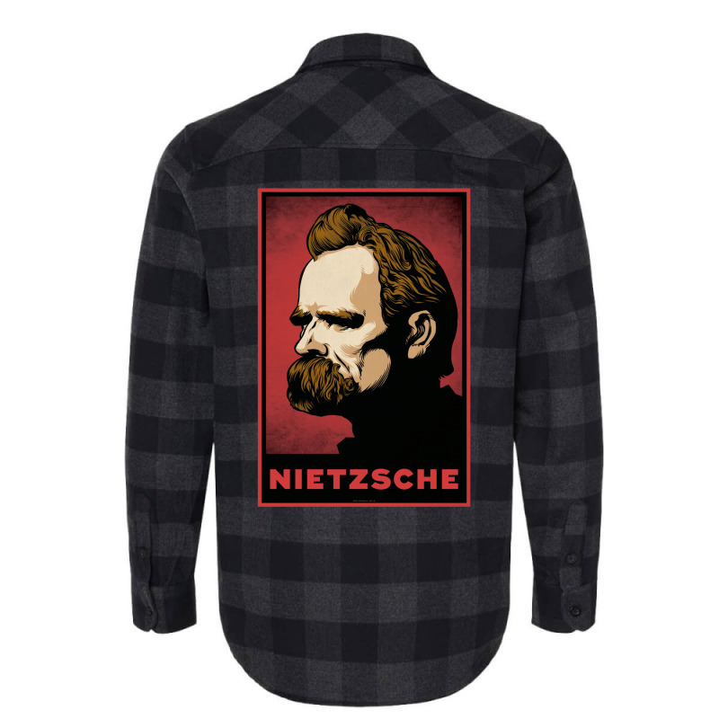 Nietzsche Print Flannel Shirt by totriadobij | Artistshot