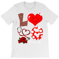 Love Heart Stethoscope Nurse Life Valentine Day 20 T-shirt | Artistshot