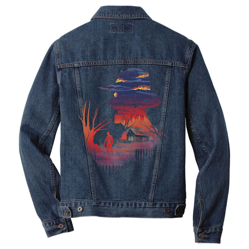 Nightmare On The Street Men Denim Jacket by totriadobij | Artistshot