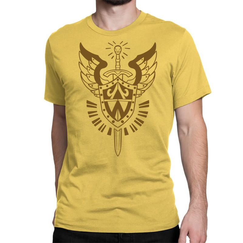 Paladin   Oath Of Devotion Gold Classic T-shirt by shzthiareh | Artistshot