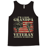 Proud Army Dad Grandpa Gifts With American Flag Ve Tank Top | Artistshot