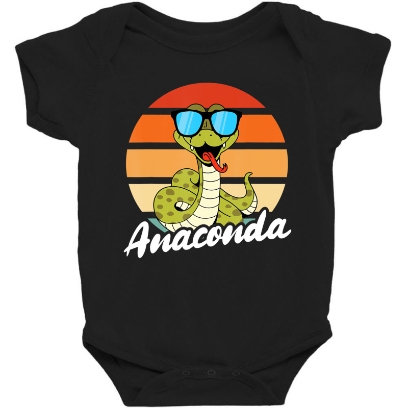 Cute Anaconda Sunglasses T Shirt Baby Bodysuit by arainro | Artistshot