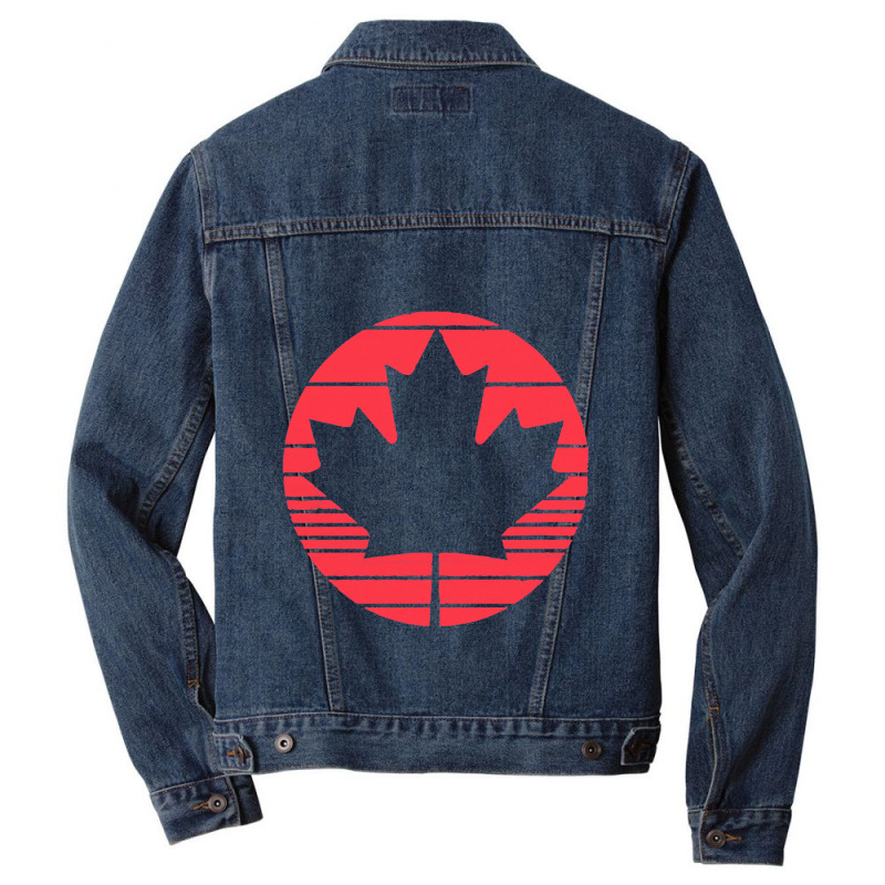 Canada  Maple Love Canada Proud Canadian Flag Cana Men Denim Jacket by kolamaira | Artistshot