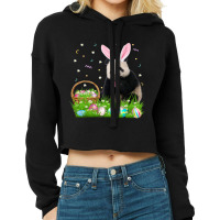 Cute Panda Easter Day Bunny Eggs Easter Costume Gi Cropped Hoodie | Artistshot