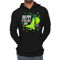 Happy St Pat Trex Day Dino St Patricks Day Toddler Lightweight Hoodie | Artistshot