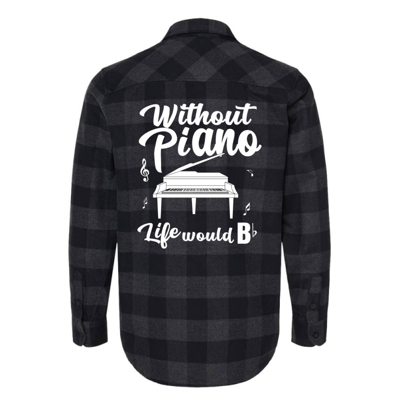 Piano Piano Music Gift For Pianist   Instrument Mu Flannel Shirt by ChuArt. | Artistshot