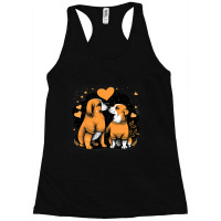 Cute Puppy Couple Happy Valentines Day Corgi Puppi Racerback Tank | Artistshot