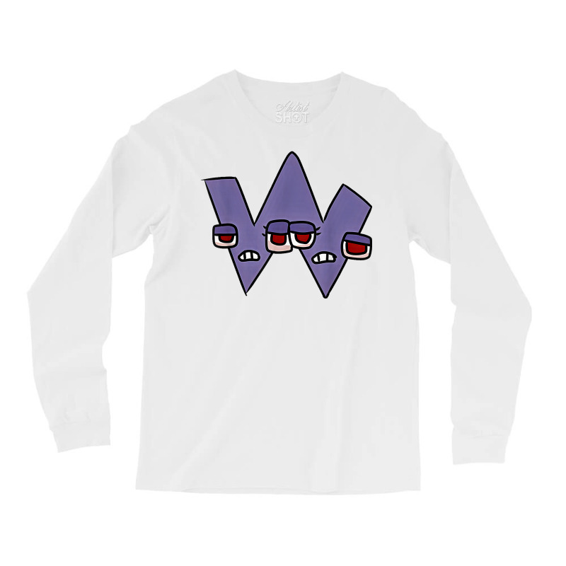 The Twin Letter W Alphabet Lore T Shirt Long Sleeve Shirts | Artistshot