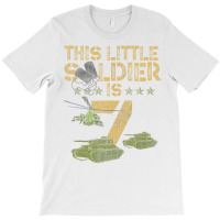 7 Year Old Soldier Birthday Boy 7th Birthday Kids T-shirt | Artistshot