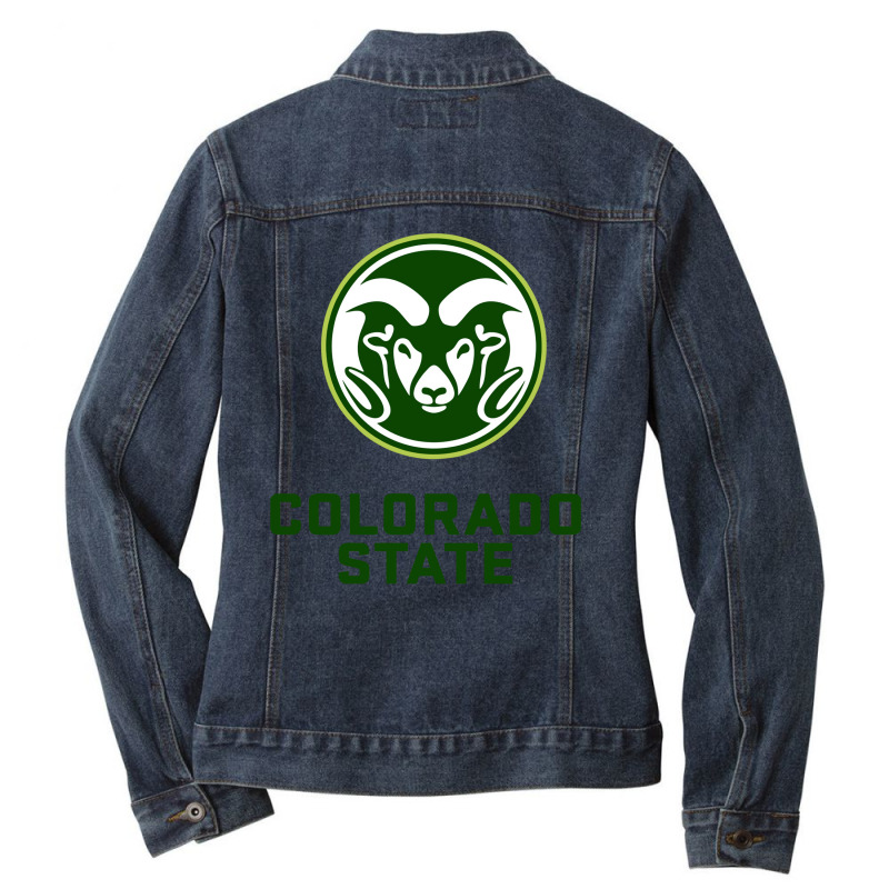 Colorado State Ladies Denim Jacket by Larry E Horne | Artistshot