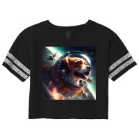 One Small Step For Dog Scorecard Crop Tee | Artistshot