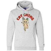 Cat Ching Hero Cat Happy Carrying Money Bag Champion Hoodie | Artistshot