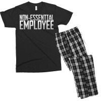 Nonessential Employee Men's T-shirt Pajama Set | Artistshot