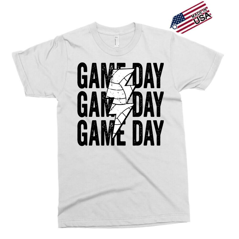 Vintage Game Day Volleyball Lightning Bolt Funny T Exclusive T-shirt | Artistshot