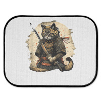 Japanese Cat Samurai Katana Sameowrai Anime T Shir Rear Car Mat | Artistshot