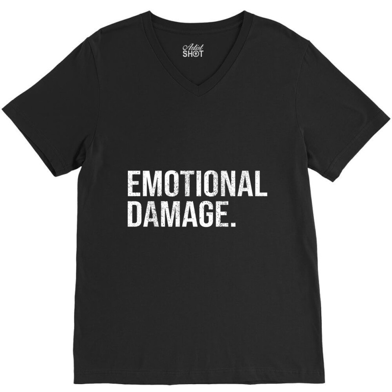 Asian Meme Emotional Damage Pullover Hoodie V-Neck Tee by ervanm | Artistshot