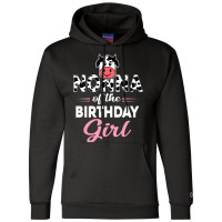 Nonna Of The Bday Girl Farm Cow Nonna Birthday Par Champion Hoodie | Artistshot