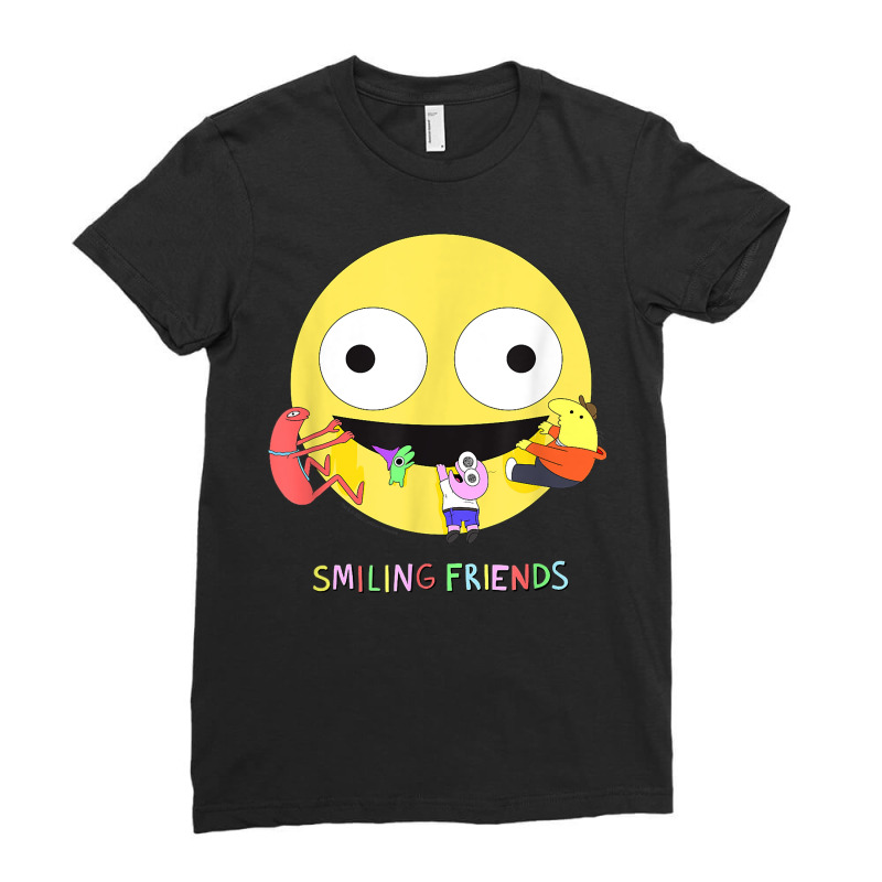 Smiling Friends T Shirt Ladies Fitted T-Shirt by tostado | Artistshot