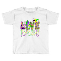 Love Mardi Gras Beads For Women Funny Carnival Par Toddler T-shirt | Artistshot