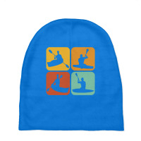 Canoe  Retro Canoeing I Kayak I Kayaking I Paddle Baby Beanies | Artistshot