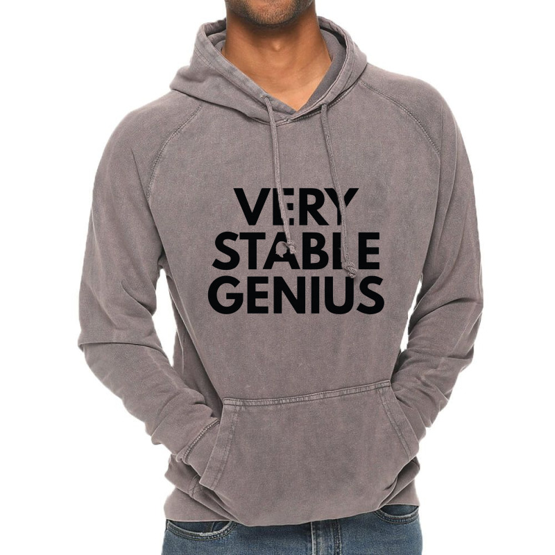 Very Stable Genius Vintage Hoodie | Artistshot