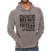 Vietnam Veteran Daughter Vintage Hoodie | Artistshot