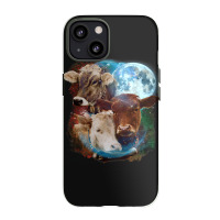 3 Moon Cow Funny Livestock Cattle Animal Lovers Ar Iphone 13 Case | Artistshot