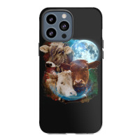 3 Moon Cow Funny Livestock Cattle Animal Lovers Ar Iphone 13 Pro Max Case | Artistshot