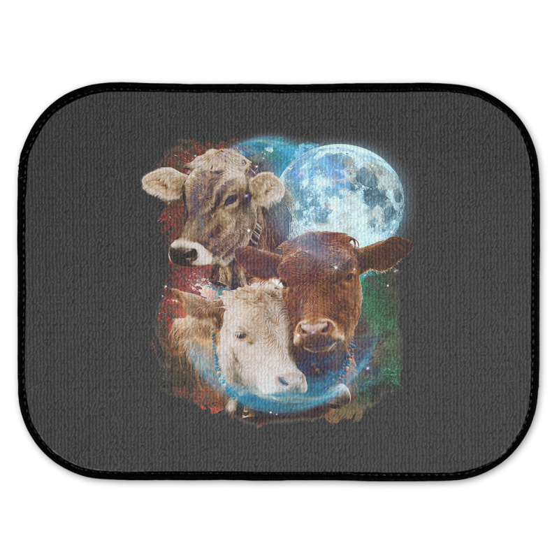 3 Moon Cow Funny Livestock Cattle Animal Lovers Ar Rear Car Mat | Artistshot