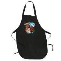 3 Moon Cow Funny Livestock Cattle Animal Lovers Ar Full-length Apron | Artistshot