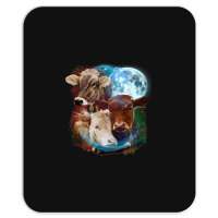 3 Moon Cow Funny Livestock Cattle Animal Lovers Ar Mousepad | Artistshot