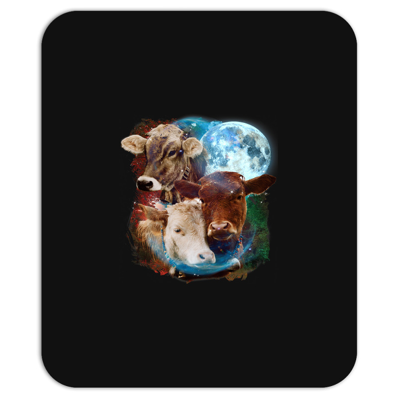 3 Moon Cow Funny Livestock Cattle Animal Lovers Ar Mousepad | Artistshot