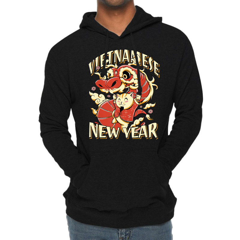 Chinese Vietnamese New Year 12 Zodiacs Dragon Danc Lightweight Hoodie by mheny | Artistshot