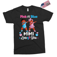 Pink Or Blue Mimi Loves You Black Baby Gender Reve Exclusive T-shirt | Artistshot