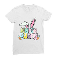 Novelty Nurse Bunny Easter Day One Hoppy Nurse Bun Ladies Fitted T-shirt | Artistshot