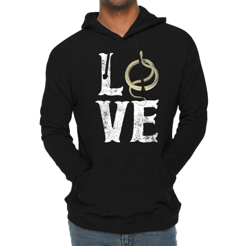 Love Snake New Tee Shirt Reptile Fan Herpetology T Lightweight Hoodie | Artistshot