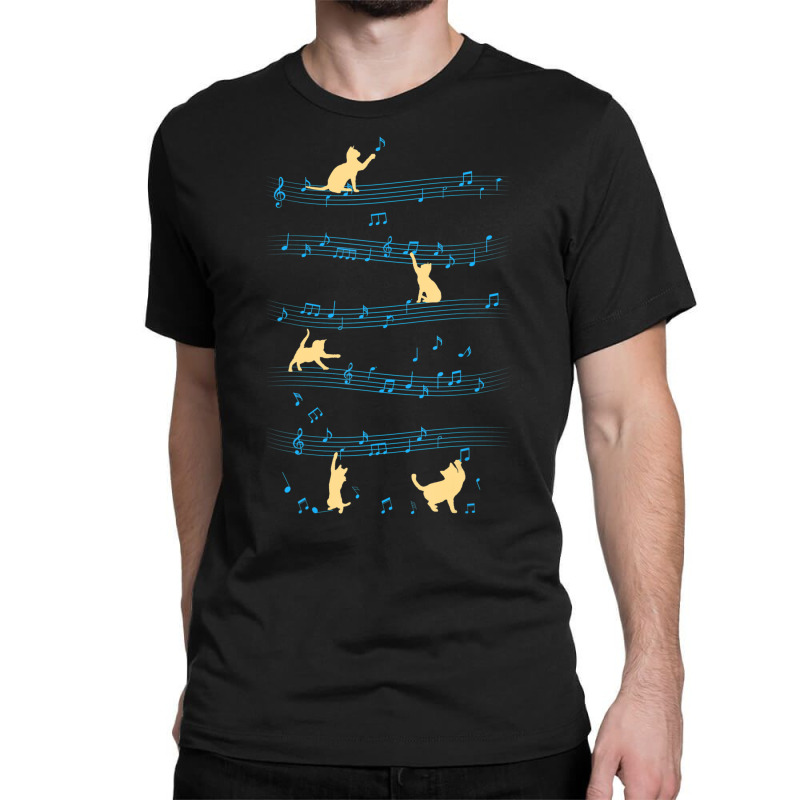 Cat Lover Instrumentalist Music Musician Musical I Classic T-shirt by tamicam | Artistshot