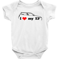 I Love My Ef Baby Bodysuit | Artistshot